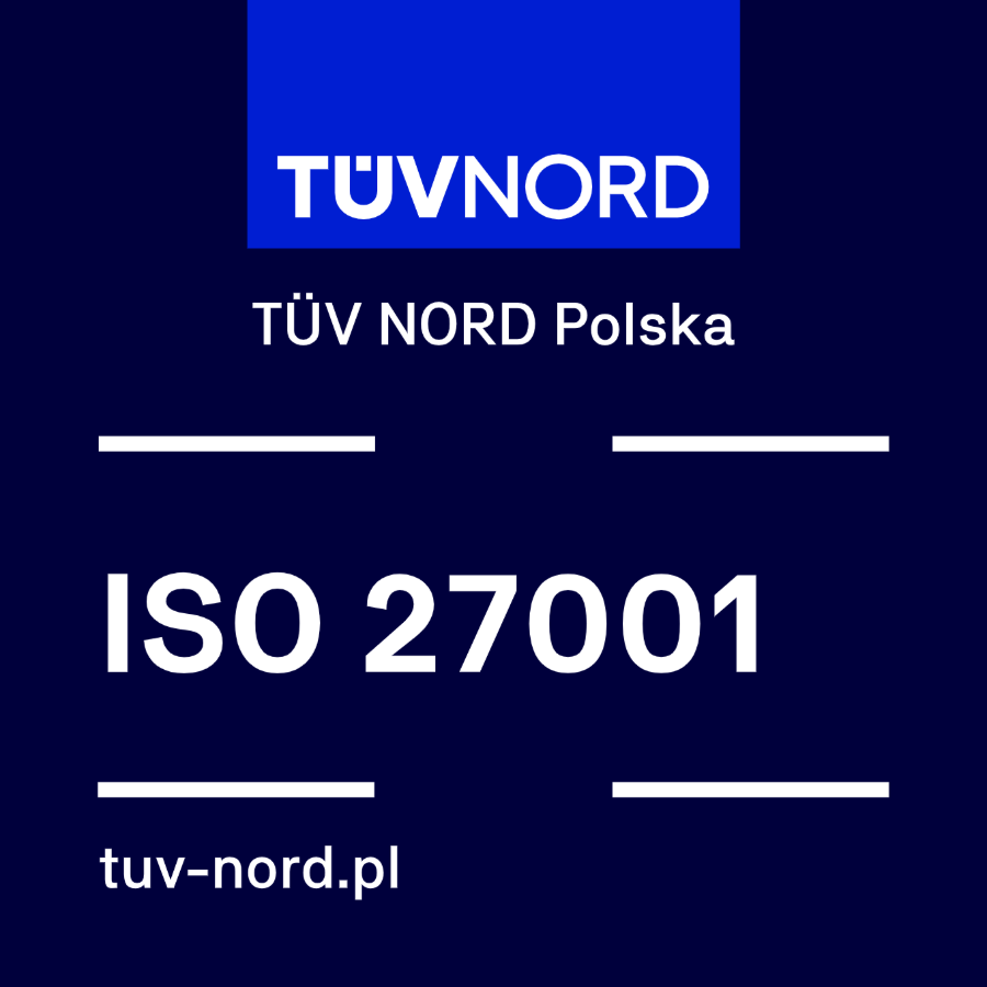 Znak certyfikacji TÜV NORD Polska – ISO 27001